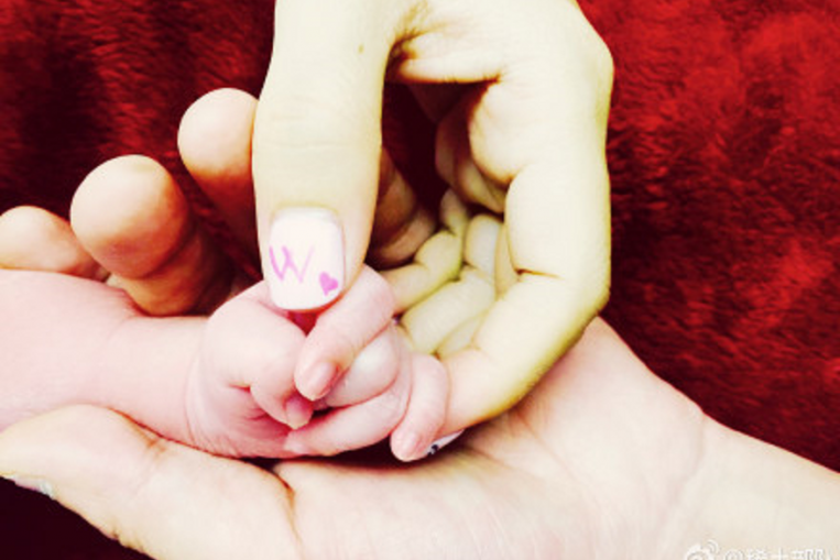 Bức ảnh Chương Tử Di đăng tải trên mạng. Ảnh: Straits Times