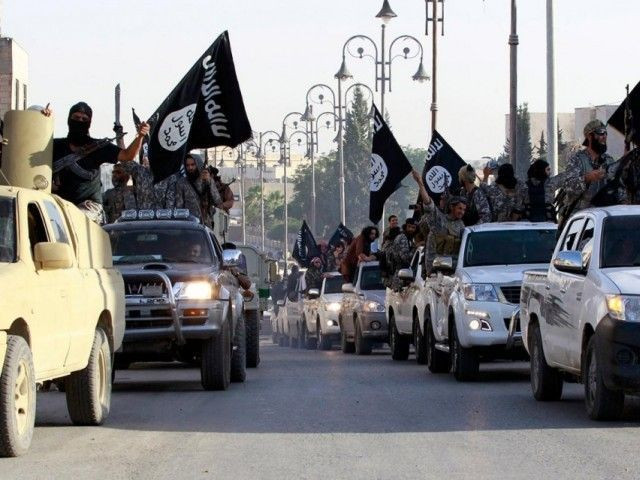 Các chiến binh của tổ chức cực đoan IS. 