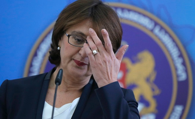 Ngoại trưởng Gruzia Maya Panjikidze.
