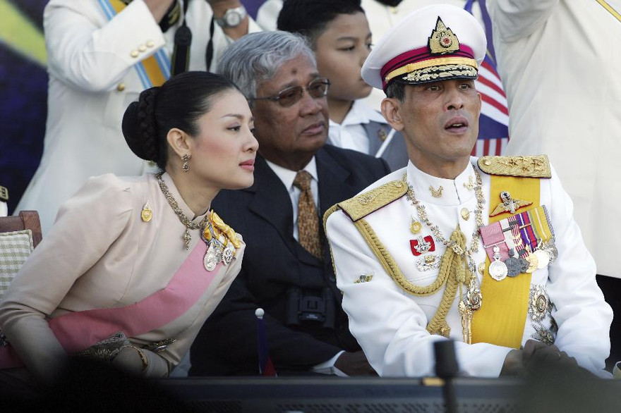 Thái tử Vajiralongkorn và vương phi Srirasmi.