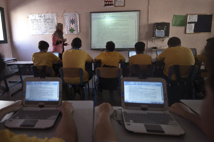 Một lớp học ở Cairo. 