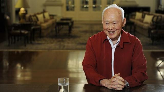 Cựu thủ tướng Singapore Lý Quang Diệu.
