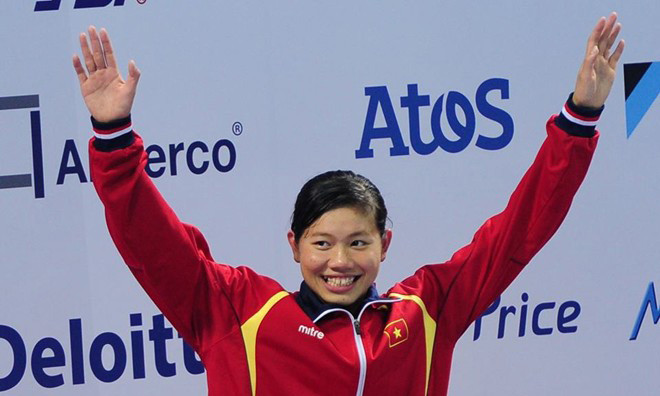 Nữ hoang bơi lội mới của Việt Nam, kình ngư Nguyễn Thị Ánh Viên