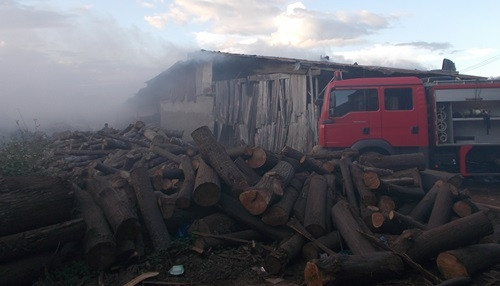 Hiện trường vụ cháy. Ảnh: báo ĐSPL