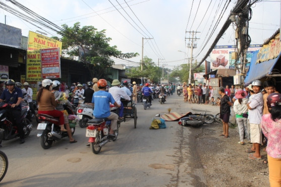 Hiện trường vụ tai nạn