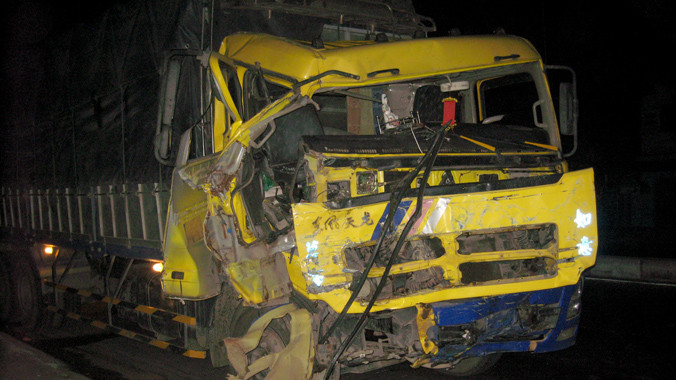 Hiện trường vụ va chạm