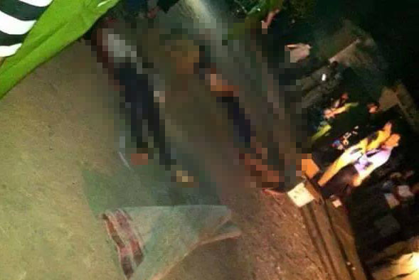 Hiện trường vụ tai nạn khiến 3 nữ sinh tử vong trong tối 6.4.