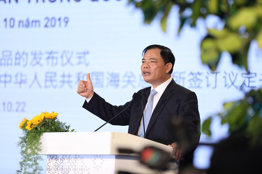 Bộ trưởng NN&PTNT Nguyễn Xuân Cường cho biết, Trung Quốc là thị trường nhập khẩu sữa rất lớn và đây là cơ hội của các doanh nghiệp Việt Nam.