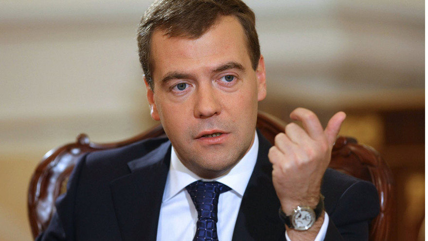 Thủ tướng Nga Dmitry Medvedev