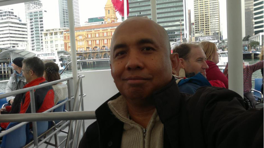 Hình ảnh cơ trưởng Zaharie Shah trên trang Facebook cá nhân của ông