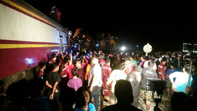 Hiện trường vụ tai nạn. Ảnh: Sina