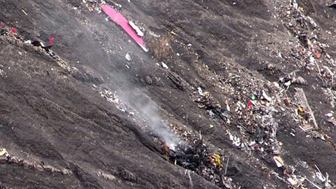 Hiện trường vụ tai nạn.