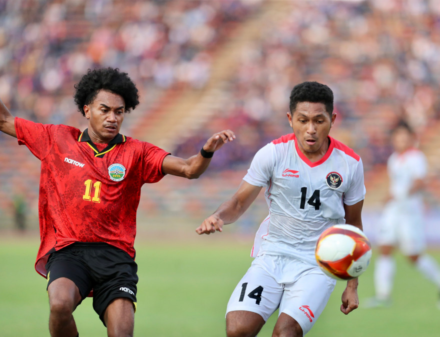 U22 Campuchia đối diện nguy cơ bị loại sớm khỏi SEA Games 32 (ảnh Hữu Phạm)