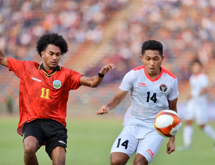 U22 Campuchia đối diện nguy cơ bị loại sớm khỏi SEA Games 32 (ảnh Hữu Phạm)