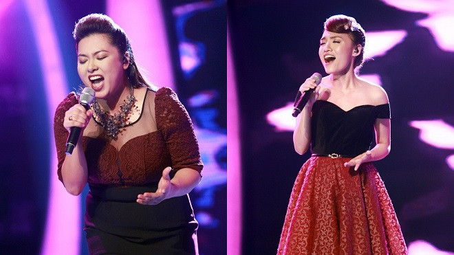 Nhật Thủy – Minh Thùy tại Vietnam Idol mùa thứ năm