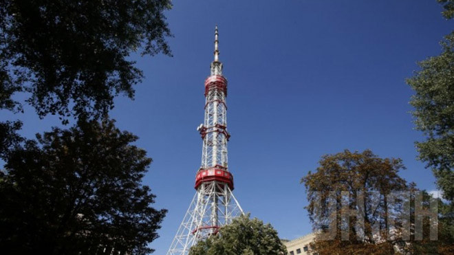 Tháp truyền hình Kiev Ảnh: Unian