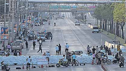 Bangkok cấm 15 khu vực