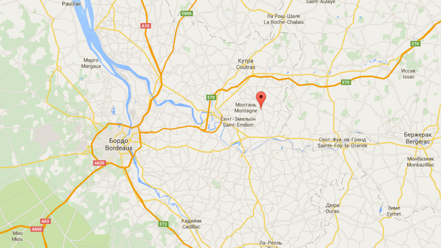 Vụ tai nạn kinh hoàng xảy ra ở thị trấn Puiseguin, gần Bordeaux.