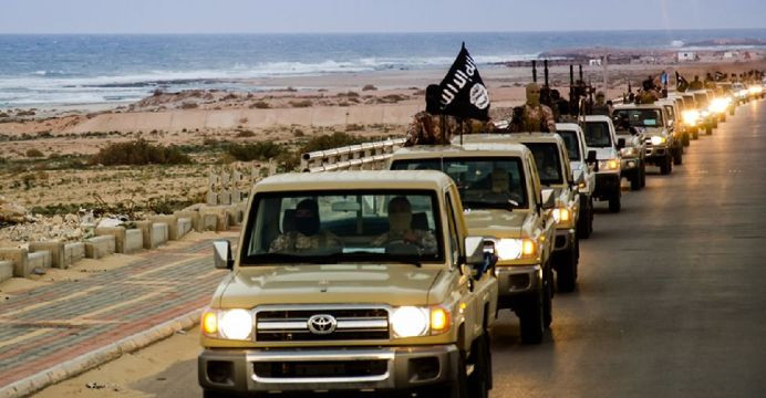 Nhóm phiến quân IS. 