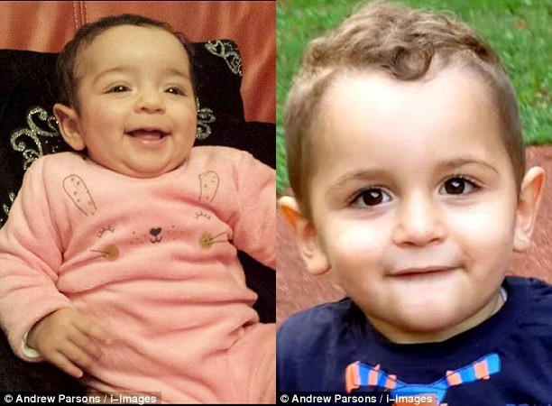 Hình ảnh Joumana Bettiche (trái) và anh trai Mohamed khiến người xem không khỏi xót xa. Ảnh: Dailymail