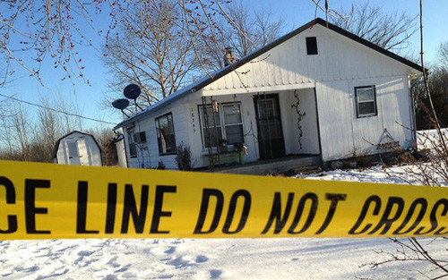 Hiện trường một vụ nổ súng ở phía Nam bang Missouri