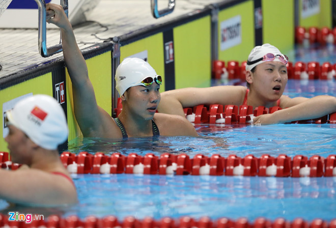 Ánh Viên gặp phải các đối thủ quá mạnh ở đấu trường Asiad.