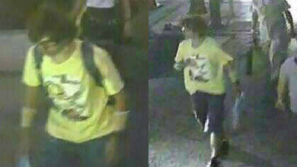 Hình ảnh nghi phạm trước (trái) và sau vụ đánh bom