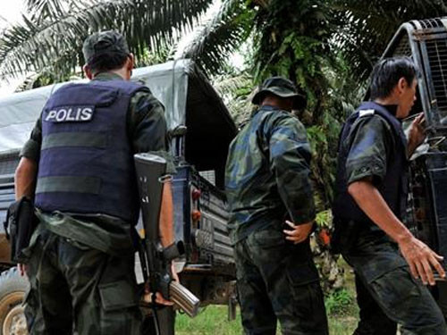 Cảnh sát Malaysia. Ảnh minh họa