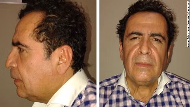 Hector Beltran Leyva vừa bị bắt giữ.