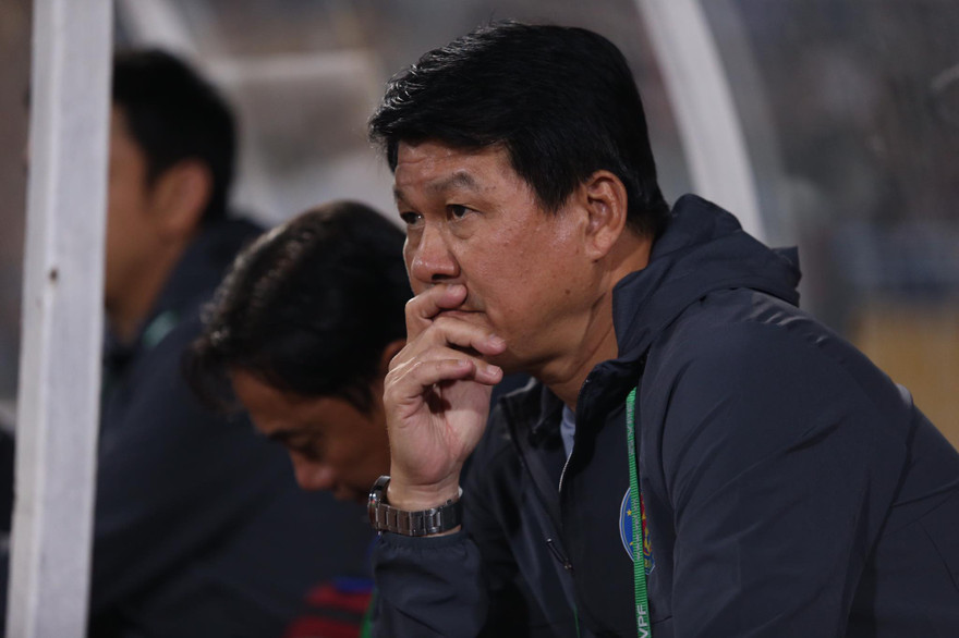 HLV Vũ Tiến Thành tuyên bố Sài Gòn FC sẽ quyết thắng Viettel ở lượt trận cuối LS V-League 2020. (ảnh Anh Tú)