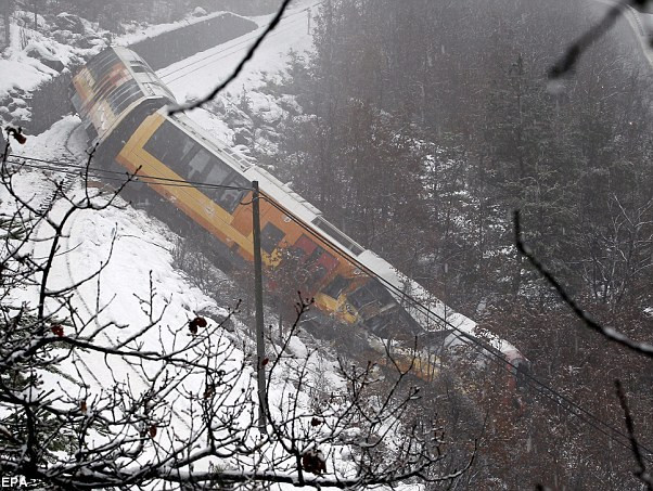 Pháp: Tàu trật đường ray, 11 người thương vong