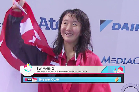 Jing Wen năm nay 16 tuổi, hứa hẹn sẽ là đối thủ mạnh của Ánh Viên. 