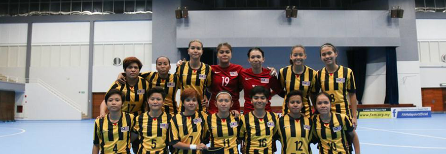 Đội tuyển futsal nữ Malaysia.