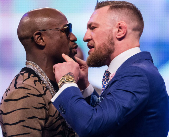 Trận chiến giữa McGregor và Mayweather đang nóng lên từng ngày