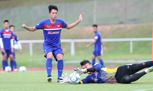 U22 Việt Nam được đánh giá ngoan và hiền hơn các thế hệ đàn anh dự những kỳ SEA Games trước đây. Ảnh: Vnexpress