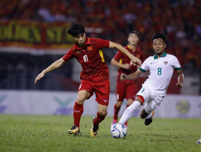 Công Phượng và các đồng đội đã thiếu may mắn để có thể thắng Indonesia.