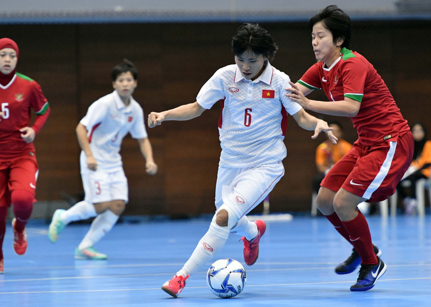 Đội tuyển futsal nữ đã hoàn thành chỉ tiêu giành HCB SEA Games 29.
