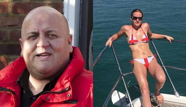 Ông Adrian Bayford và vị hôn thê