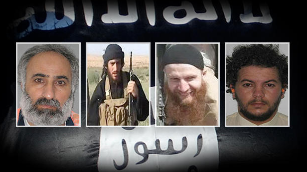 Qaduli, Adnani,Batirashvili và Harzi. Ảnh: CBS News