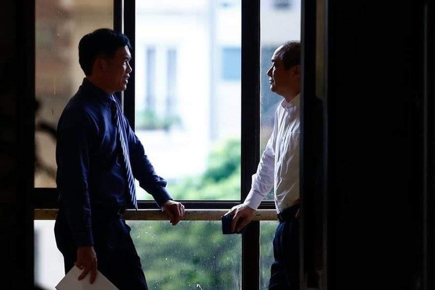 Tổng cục TDTT sau hơn 1 năm chưa có Tổng cục trưởng mới khi ông Vương Bích Thắng (phải) nghỉ hưu. (ảnh Huỳnh Huỳnh)