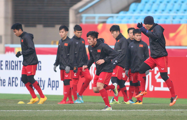 U23 Việt Nam chạy đua với thời gian để hồi phục thể lực đấu Qatar