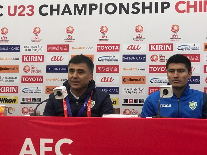 HLV Ravshan Khaydarov của U23 Uzbekistan 