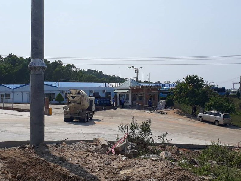 Nhà điều hành của Thép Hòa Phát Dung Quất. Ảnh nguồn Internet 