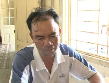 Tên lái xe ôm hung hãn tấn công tình nguyện viên tiếp sức mùa thi đang chở sĩ tử đã bị bắt. Ảnh: Dân Trí