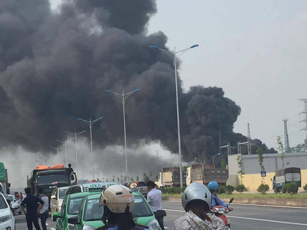 Cháy trạm biến áp 110kV cấp điện cho Samsung