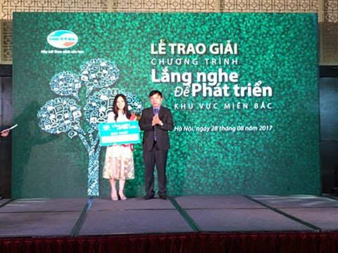 Viettel trao giải 'Lắng nghe để phát triển 2017'