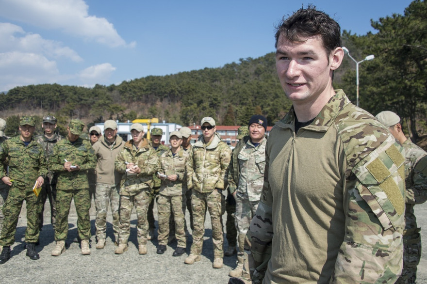 Lính Hàn và Mỹ trong cuộc tập trận chung "Đại bàng non" bắt đầu từ hôm nay, 1/3.