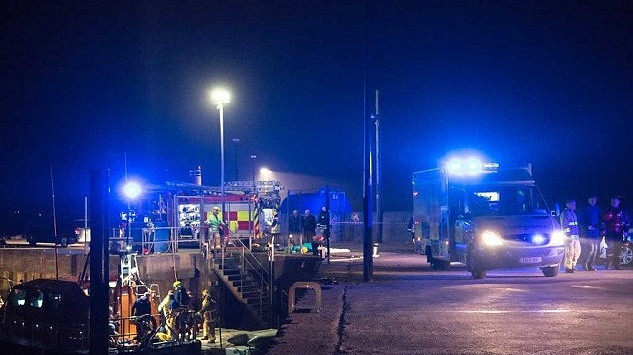 Hoạt động cứu hộ diễn ra suốt đêm 20/3