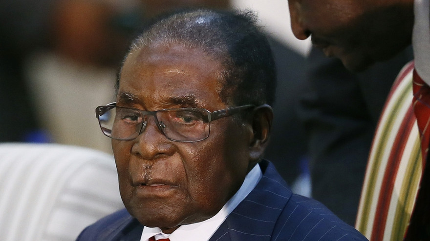 Tổng thống Zimbabwe Robert Mugabe.