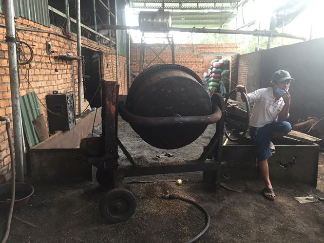 Cơ sở chế biến kinh doanh nông sản của bà Nguyễn Thị Thanh Loan